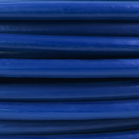 Drahtseil Verzinkt in PVC Stahlseile Drahtseile BLAU 2/4mm 1x19