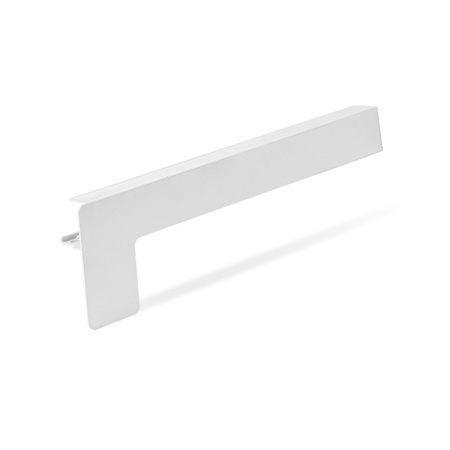 Fensterbank Aluminium Fensterbrett Aussen Alu Breite 20cm RAL 9016 WEISS