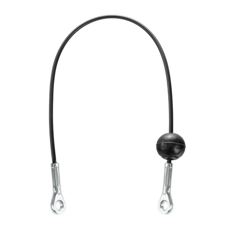 Stahlseil für Fitnessgeräte mit Ösen und Ballstopper 4/5,2mm Fitness-Stahlkabel Ersatzkabel