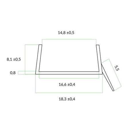 1,5m Küchensockel Abdichtungsprofil Sockel Dichtung 16mm GRAU