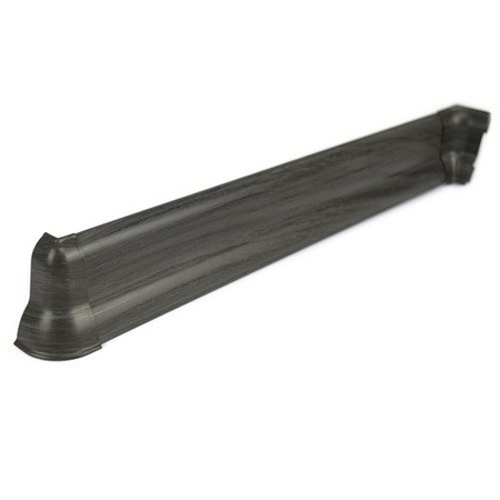2m Fussleiste 62mm SEE-EICHE Fußleiste Leiste Sockelleiste Laminatleiste Bodenleiste PVC + Montagematerial GRATIS