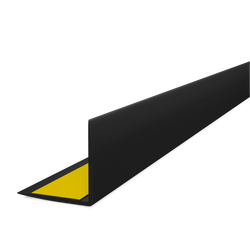 Selbstklebender PVC-Winkel für Außenecken 25×25mm SCHWARZ 2m