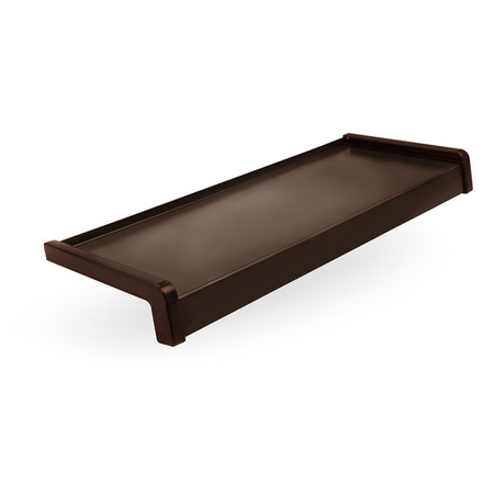 Fensterbank Stahl Aussen Außenfensterbank Fensterbrett Stahlblech Breite 32,5cm RAL 8017 BRAUN