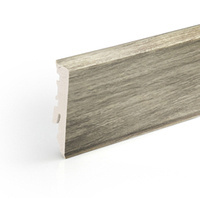 Fussleiste 2,2m Kunststoff Geschäumtes PVC Grönland