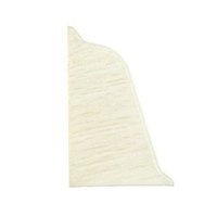 37mm Endstück Links EICHE WEISS 1 Stk.