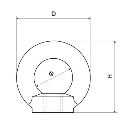 Ringmutter Verzinkt M12