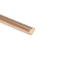 Viertelstab Winkelprofil Winkel PVC 18x18mm 2.5m ERLE