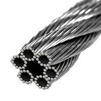 DRAHTSEIL Verzinkt Drahtseile Stahlseil Stahlseile Draht 8mm 6x12 +7FE