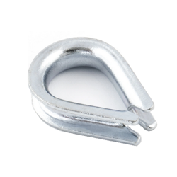 Kausche Verzinkt Kauschen für Drahtseil Stahlseil Seil mit Öse Seilkausche 28mm