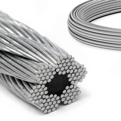 DRAHTSEIL Verzinkt Drahtseile Stahlseil Stahlseile Draht 3mm 6x19