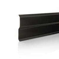 Wandanschlussschiene Wandanschlussprofil Dachabdeckung Dach Kappleiste Dachblech 1m 2m DUNKELBRAUN