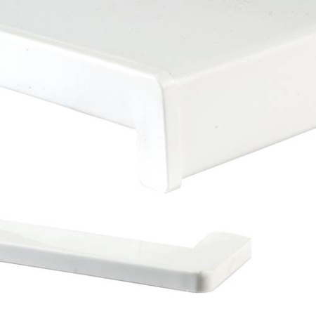 Fensterbank Fensterbrett für den Innenbereich PVC Tiefe 25cm WEISS + Endkappen GRATIS!