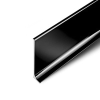 2m Fussleiste aus Aluminium 59mm SCHWARZ