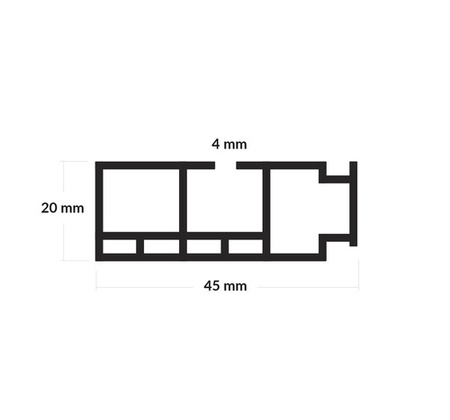 Gardinenschienen PVC 1-Läufig Innenlaufschienen Deckenschiene Weiß 90cm 100cm 150cm