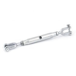 Spannschloss ROHR GABEL-GABEL Wantenspanner Spannschraube Schäkel-Schäkel M8