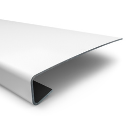 Renovierungsabdeckung für alte Innenfensterbank – Weiss Tiefe 38cm