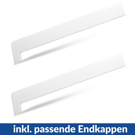 Fensterbank Fensterbrett für den Innenbereich PVC Tiefe 25cm SILBER + Endkappen GRATIS!