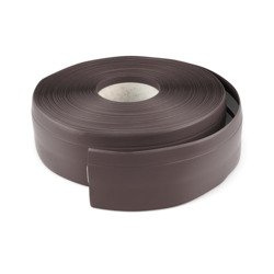 Weichsockelleiste Selbstklebend Knickwinkel Weich Sockel Gummi PVC 50 x 15mm SCHOKOLADE