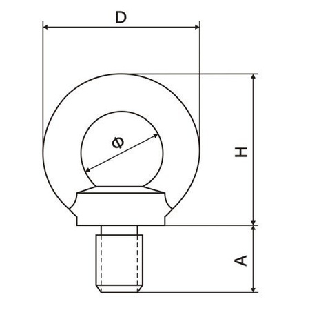 Ringschrauben Ringsmutter Verzinkt M10