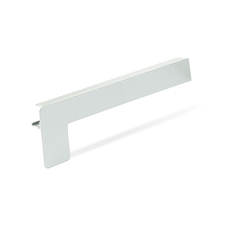 Fensterbank Stahl Aussen Außenfensterbank Fensterbrett Stahlblech Breite 10cm RAL 9006 SILBER