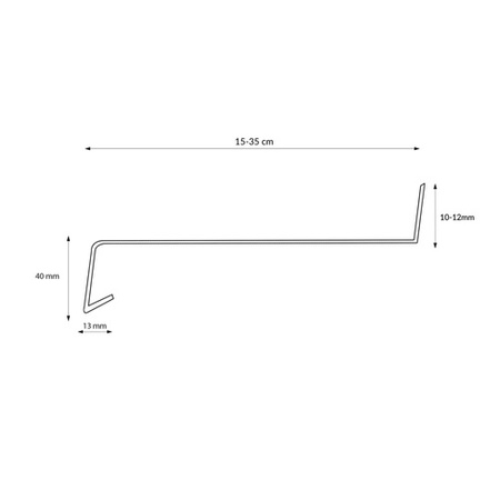 Fensterbank Aluminium Fensterbrett Aussen Alu Breite 25cm RAL 8019 BRAUN