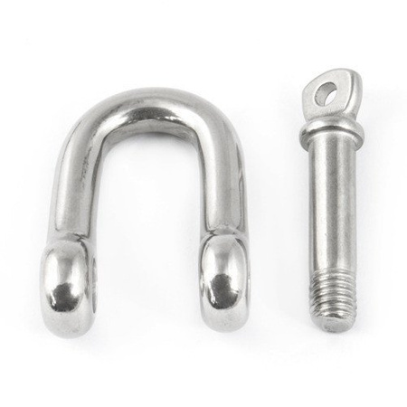 Schäkel Rundschäkel Edelstahl Gerade V4A 13mm