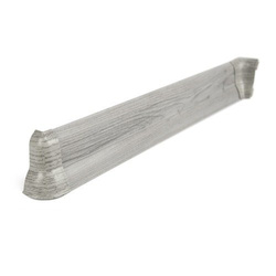 2m Fussleiste 62mm EICHE CHILLOUT Fußleiste Leiste Sockelleiste Laminatleiste Bodenleiste PVC + Montagematerial GRATIS