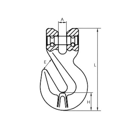 Parallelhaken 10mm Güteklasse 8