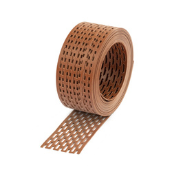 Traufgitter 80mm Vogelschutz Lüftungsgitter ZIEGELROT