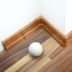 2m Fussleiste 62mm EICHE VINTAGE Fußleiste Leiste Sockelleiste Laminatleiste Bodenleiste PVC + Montagematerial GRATIS