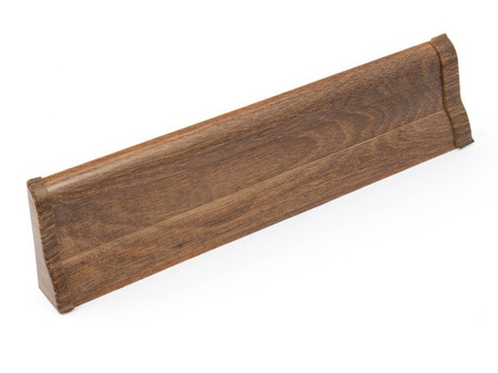 2m Fussleiste 62mm EICHE TABAK Fußleiste Leiste Sockelleiste Laminatleiste Bodenleiste PVC + Montagematerial GRATIS