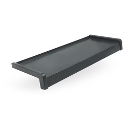 Fensterbank Stahl Aussen Außenfensterbank Fensterbrett Stahlblech Breite 15cm RAL 7016 ANTHRAZIT