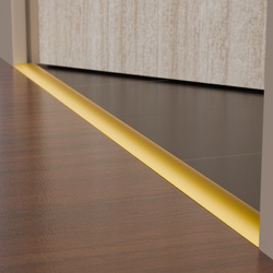 Übergangsprofil Rund 1,80cm 40mm Mit Klebeband GOLD