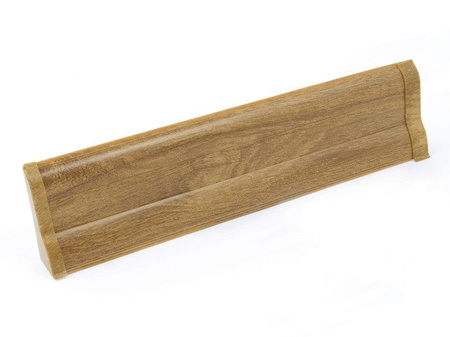 2m Fussleiste 62mm EICHE ANDEN Fußleiste Leiste Sockelleiste Laminatleiste Bodenleiste PVC + Montagematerial GRATIS
