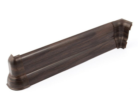 2m Fussleiste 62mm WENGE Fußleiste Leiste Sockelleiste Laminatleiste Bodenleiste PVC + Montagematerial GRATIS