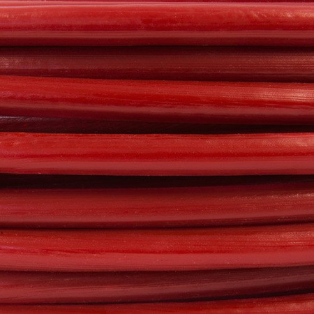 Drahtseil Verzinkt in PVC Stahlseile Drahtseile ROT 2,5/5mm 1x19