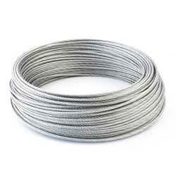 DRAHTSEIL Verzinkt Drahtseile Stahlseil Stahlseile Draht 4mm 6x19