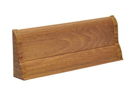 2m Fussleiste 62mm EICHE VINTAGE Fußleiste Leiste Sockelleiste Laminatleiste Bodenleiste PVC + Montagematerial GRATIS
