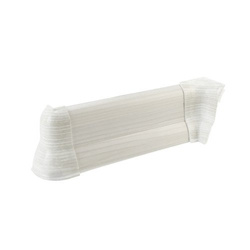 2m Fussleiste 62mm KIEFERWEISS Fußleiste Leiste Sockelleiste Laminatleiste Bodenleiste PVC + Montagematerial GRATIS