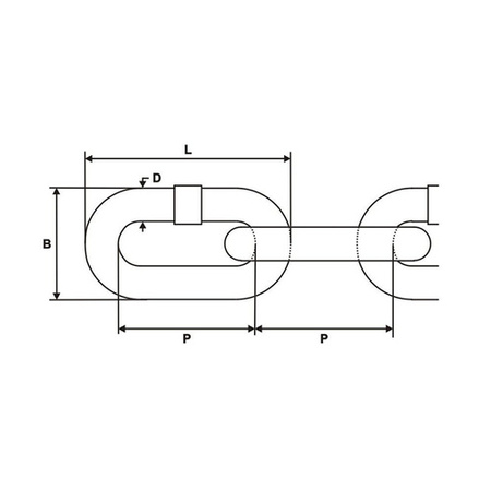 Stahlkette Langgliedrig Rundstahlkette Eisenkette Gliederkette Verzinkt C2 4mm