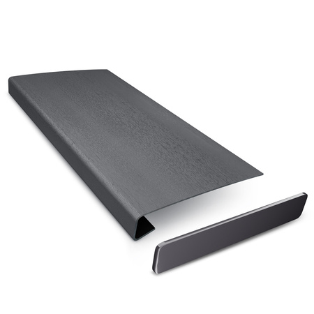 Renovierungsabdeckung für alte Innenfensterbank – Graphit Tiefe 38cm