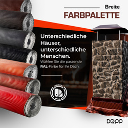 Kaminanschlussband Wandanschlussband Dachanschlussband 3D Struktur ALU Dachrolle GRAPHIT