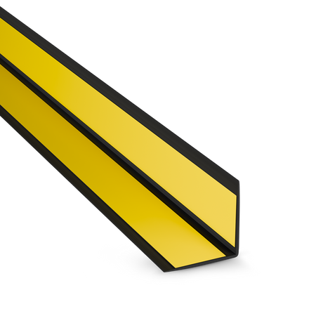 Selbstklebender PVC-Winkel für Außenecken 20×20mm SCHWARZ 2m
