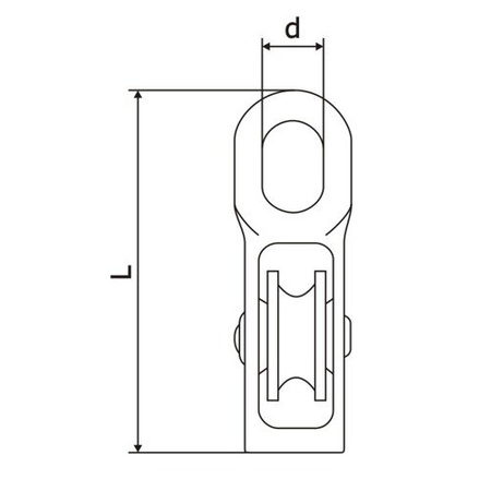 SEILROLLE Drahtseilblock Umlenkrolle Blockseilrolle Blockrolle 300kg