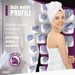 Duchdichtung Duschkabine Duschwand Dichtung UK29 6-8mm Glassstärke