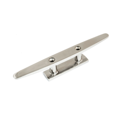 Edelstahl Belegklampe FLACH mit 2 Bohrungen 100mm - 250mm