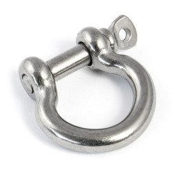 Schäkel Rundschäkel Edelstahl Geschweift V4A 5mm