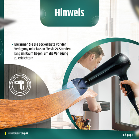 Fensterleiste 50mm x 1,5mm  MAHAGONI selbstklebend Flachleiste Abdeckleiste Kunststoffleiste