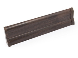 2m Fussleiste 62mm WENGE Fußleiste Leiste Sockelleiste Laminatleiste Bodenleiste PVC + Montagematerial GRATIS