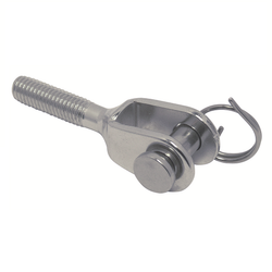 Edelstahl ESS Gabel Mit Gewinde RECHTS M10